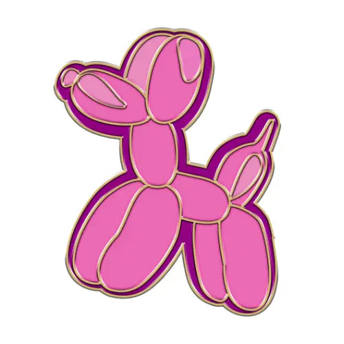 Furei Moodies Collar Charm – Pink Balloon Dog