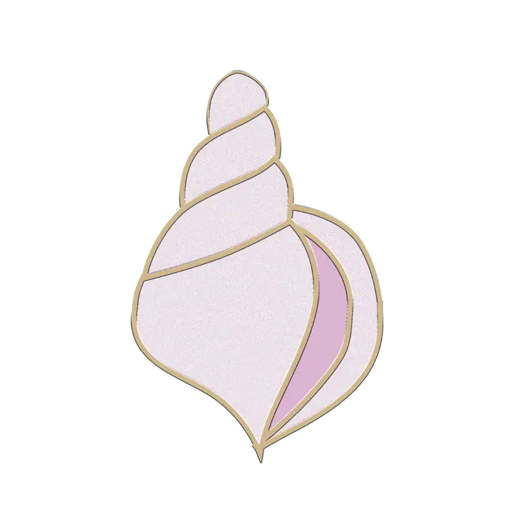 Furei Moodies Collar Charm - Conch