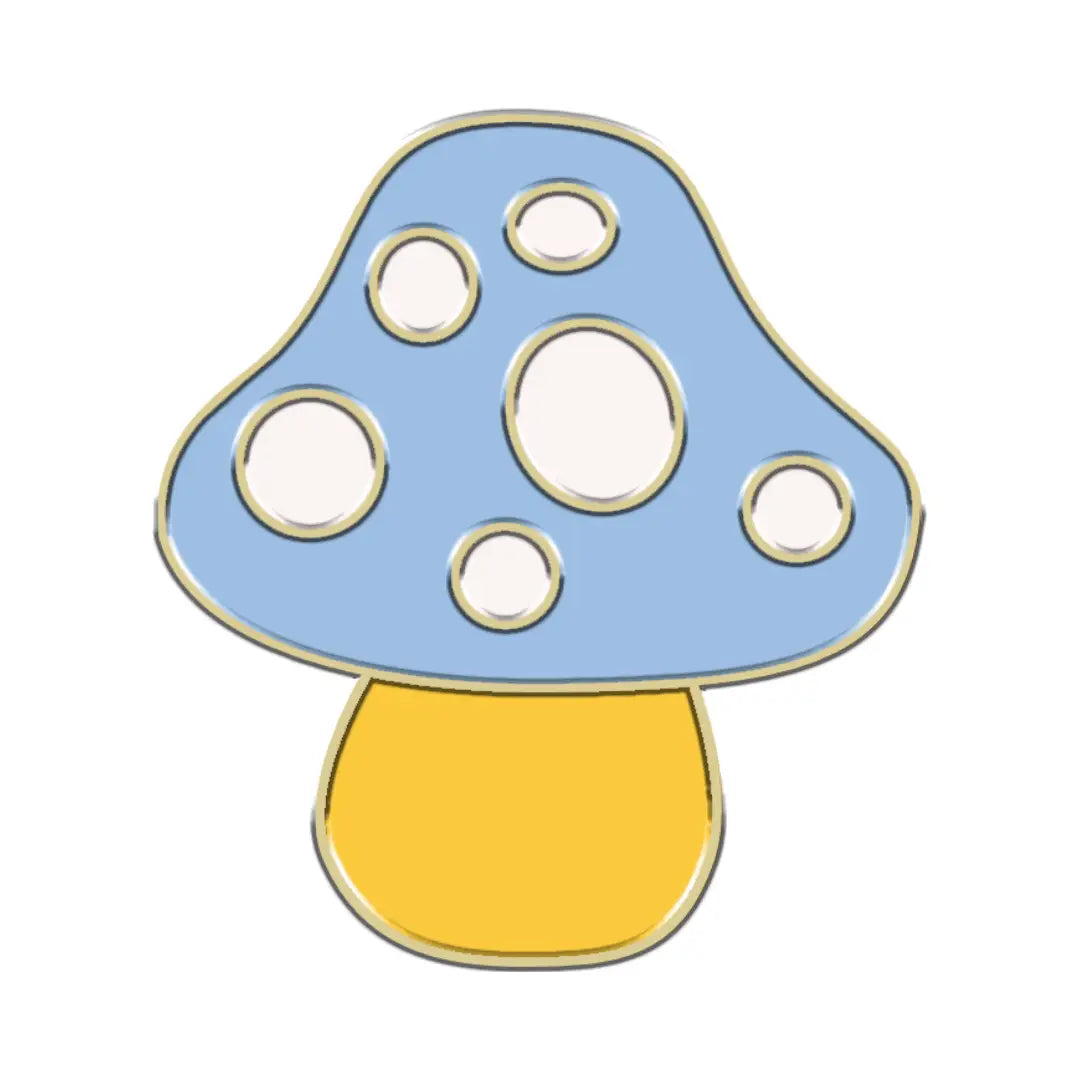 Furei Moodies Collar Charm – Blue Mushy