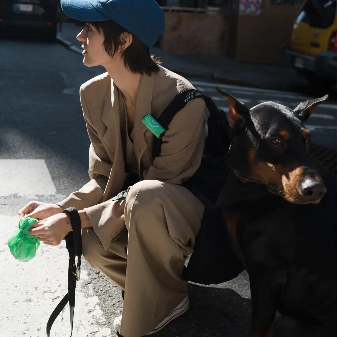 Premium Dog Waste Poop Bag Dispenser & Roll